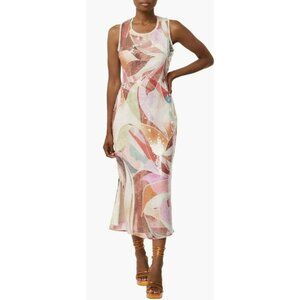 New Ciebon Sequin Louella Sleeveless Midi Cocktail Dress Size Small